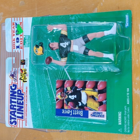Vintage Lot of 4 Green Bay Packers NFL figures Farve White Levens & Chmura - Picture 2 of 13